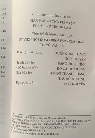 Luật Đấu Thầu 2023 - Căn Cứ Pháp Lý Mới Thay Thế Luật Đấu Thầu 2013, Hiệu Lực Từ 01/01/2024, NXB Chính Trị Quốc Gia Sự Thật