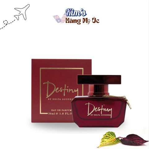 Nước Hoa Nữ Destiny by Delta Goodrem Eau de Parfum 30ml - Hương Hoa Cỏ Trái Cây Tươi Mát, Quà Tặng Thơm Ngọt