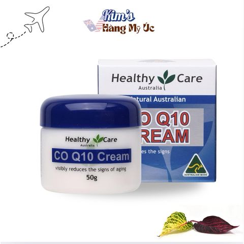Kem ngừa lão hóa CoQ10 Cream Healthy Care 50g - Kem dưỡng ẩm trẻ hóa da, ngăn ngừa nếp nhăn và dấu hiệu lão hóa