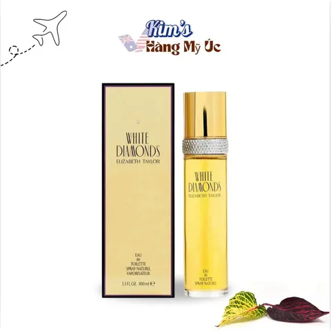 Nước Hoa Nữ White Diamonds Elizabeth Taylor 100ml - Hương Thơm Sang Trọng, Cổ Điển, Phù Hợp Mọi Dịp