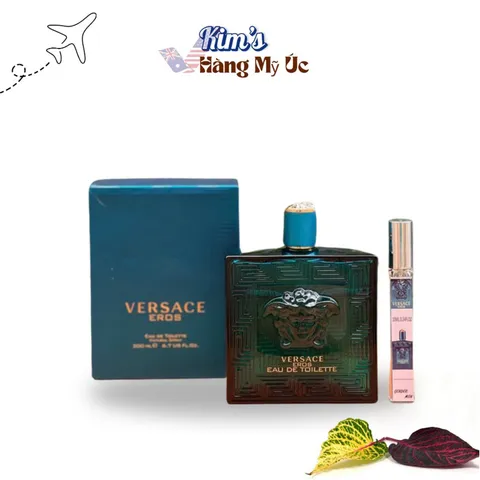 Nước hoa Versace Eros EDT 10ml - Mùi hương nam tính quyến rũ, lịch lãm và mạnh mẽ cho chàng trai tự tin, phù hợp mọi dịp.