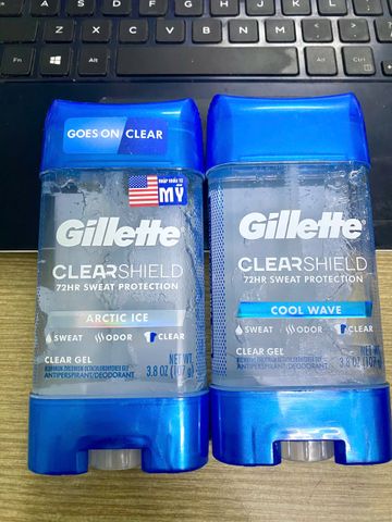 Lăn Khử Mùi Gillette Arctic Ice 107G - Khử Mùi Hiệu Quả, Hương Thơm Mát Lạnh, Thích Hợp Mọi Loại Da, Thiết Kế Tiện Lợi