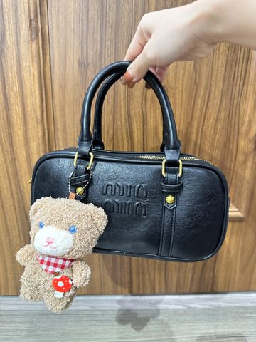 Túi Xách Nữ MinMin Size 20 Kèm Móc Gấu Dây Đeo Chéo Thời Trang, Chất Liệu Cao Cấp, Phong Cách Năng Động, Dễ Dàng Phối Đồ