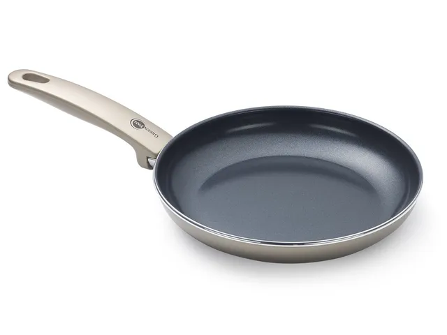 Chảo rán Greenpan CAMBRIDGE BRONZE - Chảo chống dính cao cấp nhôm, chịu nhiệt 400°C, thích hợp cho bếp từ và giảm thiểu dầu mỡ.