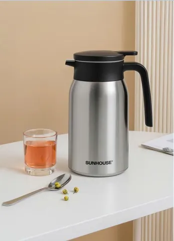 Âm Giữ Nhiệt Gia Đình 2.0L Inox 304 SUNHOUSE KS-TH2000FI - Chất Liệu Bền Bỉ, Thiết Kế Sang Trọng, Giữ Nóng Thời Gian Dài