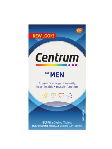 Centrum For Men 90 Viên – Đa Vitamin Cho Nam Giới, Hỗ Trợ Sức Khỏe Toàn Diện - Úc