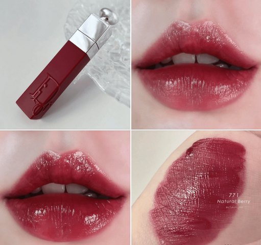 (Hàng nội địa) Son Dior 771 Addict Lip Tattoo Màu Natural Berry Tint - Son Môi Đẹp Tự Nhiên, giữ Độ Bền Lâu, Phù Hợp Mọi Đối Tượng
