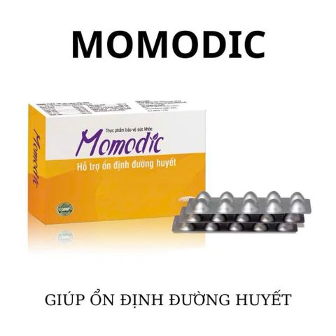 Viên Uống Ổn Định Đường Huyết MOMODIC - Hỗ Trợ Tim Mạch, Phòng Ngừa Biến Chứng - Hộp 30 Viên Việt Nam