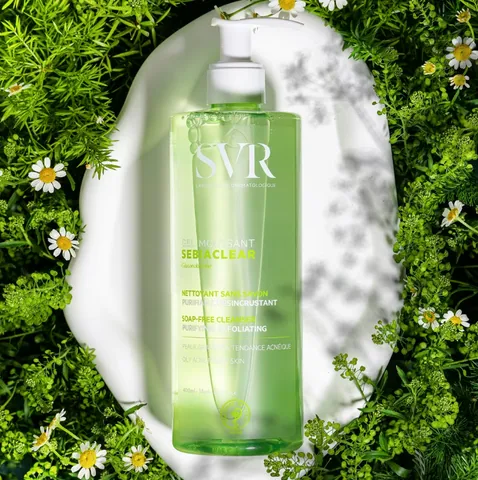 Sữa Rửa Mặt SVR Sebiaclear Gel Moussant 400ml - Giúp Kiểm Soát Nhờn, Ngăn Ngừa Mụn Cho Da Dầu Tươi Sáng, Không Kích Ứng