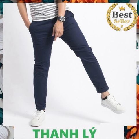 Quần Kaki Nam Cao Cấp Slimfit Dáng Âu Màu Xanh Thẫm Thời Trang Trẻ Trung Năng Động Dễ Phối Đồ