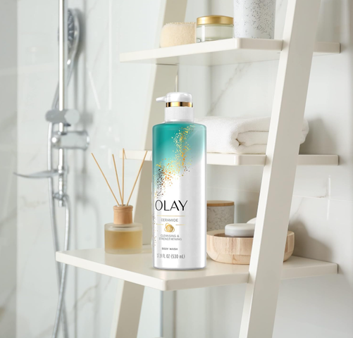 Sữa Tắm Olay Ceramide & Vitamin B3 Complex 591ml - Giúp Làm Sạch, Cấp Ẩm và Nuôi Dưỡng Da Mềm Mại, Phù Hợp Mọi Loại Da