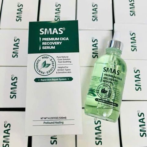 Serum Phục Hồi SMAS Premium Cica Recovery 120ml - Dưỡng ẩm, Giảm Viêm, Làm Dịu Da Nhạy Cảm, Hỗ Trợ Tái Tạo Da Mụn