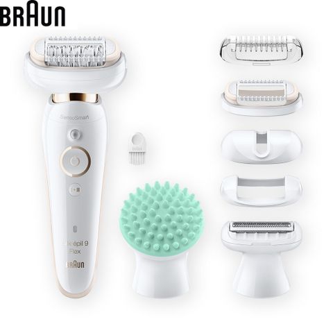 Máy cạo lông Braun Silk-épil 9 Flex - Thiết bị tẩy lông cho nữ, công nghệ Micro-Grip, kèm FaceSpa, tiện lợi và ít đau.