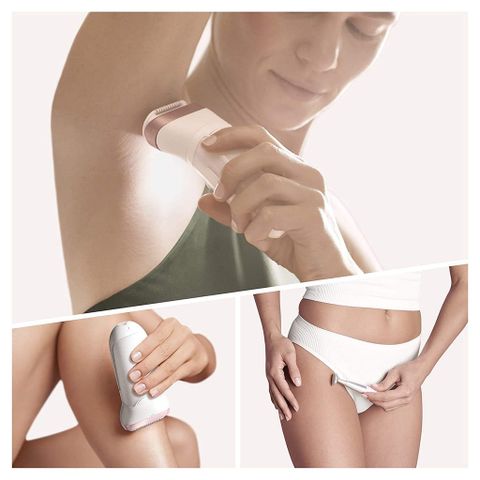 Máy cạo lông Braun Silk-épil 9 Flex - Thiết bị tẩy lông cho nữ, công nghệ Micro-Grip, kèm FaceSpa, tiện lợi và ít đau.