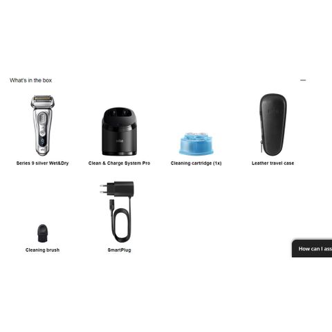 Máy cạo râu điện Braun Series 9 9390cc - Cạo râu hoàn hảo, không thấm nước, kèm trạm sạc và bao da du lịch - Made In Germany