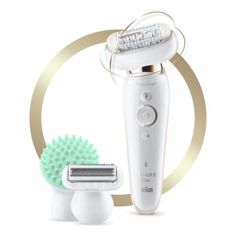 Máy Nhổ Tẩy Lông Braun Silk·épil 9 Flex SES 9020 3D - An Toàn, Hiệu Quả Cho Vùng Bikini, Nách Mịn Màng, Sử Dụng Khô & Ướt