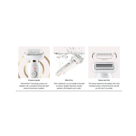 Máy Nhổ Tẩy Lông Braun Silk·épil 9 Flex SES 9020 3D - An Toàn, Hiệu Quả Cho Vùng Bikini, Nách Mịn Màng, Sử Dụng Khô & Ướt