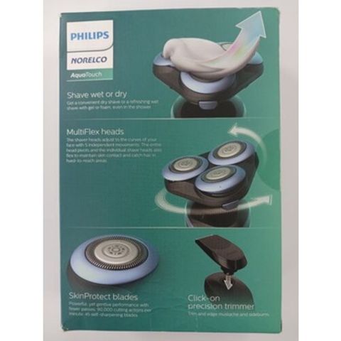 Máy cạo râu Philips Norelco AquaTouch S5767/87 Wet & Dry - Cạo ướt khô, Bảo vệ da, Chạy 50 phút, Duy trì ria mép, Bảo hành 2 năm
