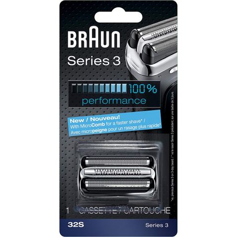 Màng Lưỡi Máy Cạo Râu Braun Series 3 Combi 32S/32B - Thay Thế Lá Cạo Chất Lượng, Sản Xuất Tại Đức