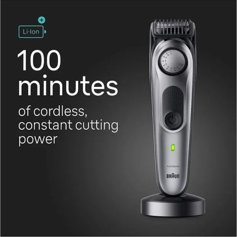 Tông Đơ Cắt Tóc Đa Năng Braun 11-in-1 - 40 Cài Đặt Độ Dài, Chăm Sóc Râu, Cơ Thể và Tóc Chính Xác, Pin Li-Ion 100 Phút