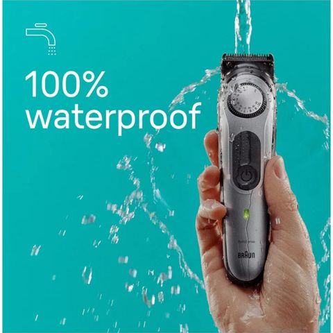 Tông Đơ Cắt Tóc Đa Năng Braun 11-in-1 - 40 Cài Đặt Độ Dài, Chăm Sóc Râu, Cơ Thể và Tóc Chính Xác, Pin Li-Ion 100 Phút