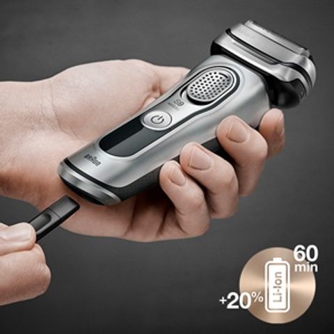 Máy Cạo Râu Braun Series 9 9330S - Máy Cạo Râu Chính Xác, Chống Nước, Pin Li-Ion, Sạch Dễ Dàng, Made in Germany