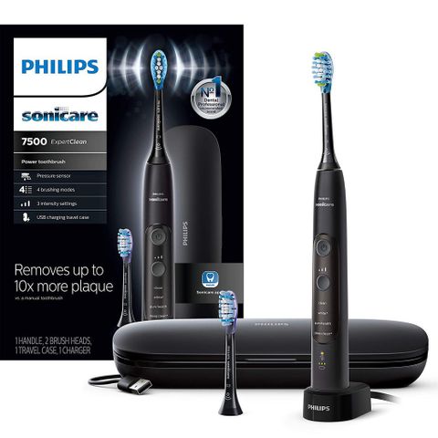 Bàn Chải Đánh Răng Điện Philips Sonicare ExpertClean 7300 - Chăm Sóc Răng Miệng Cao Cấp, Kết Nối Bluetooth, 3 Chế Độ Đánh Răng