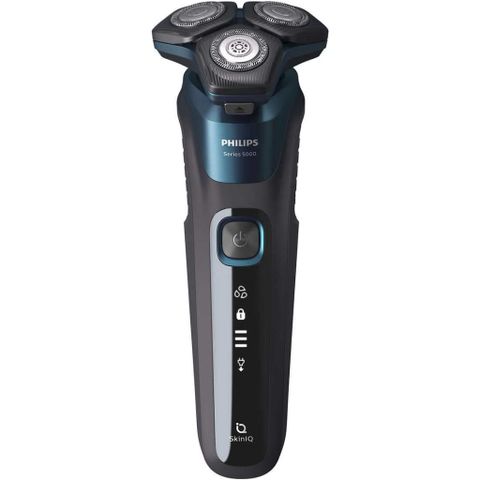 Máy Cạo Râu Điện PHILIPS S5579 - Cạo Khô & Ẩm, Công Nghệ SkinIQ, Đầu Uốn 360°, Kèm Hộp Du Lịch và Đế Sạc - Giải Pháp Cạo Râu Thông Minh