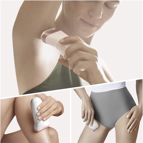Máy Tẩy Lông Braun Silk-épil 9-720 Made in Germany - Thiết Bị Tẩy Lông Wet & Dry Với Công Nghệ MicroGrip Và Phụ Kiện Đính Kèm
