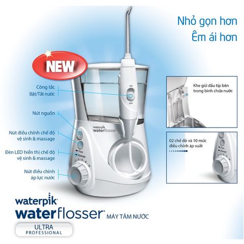 [Chính hãng] Máy tăm nước Waterpik WP660 Ultra Professional  | Hàng từ Mỹ
