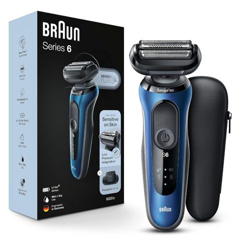 Máy Cạo Râu Đa Năng Braun Series 6 Chính Hãng - Khả Năng Cạo Mịn, Thiết Kế Chống Thấm, Pin L Lithium Ion Thời Gian Sử Dụng 50 Phút
