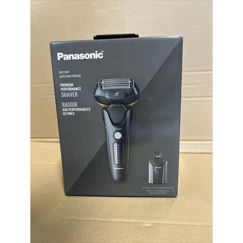 Máy Cạo Râu Panasonic ES-LV97-K - 5 Lưỡi Dao, Công Nghệ Thông Minh, Trạm Sạc và Làm Sạch Tự Động, Cạo Nhanh, Mượt Mà
