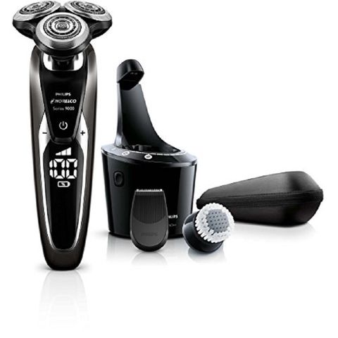 Máy cạo râu Philips Norelco Shaver 9700 - Cạo ướt & khô, Lưỡi V-Track Precision, Công nghệ Contour Detect, Sạc nhanh 60 phút