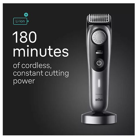 Tông Đơ Cắt Tóc Đa Năng Braun Series 9 9340 - Bộ Dụng Cụ 8 trong 1, Pin Li-Ion, Công Nghệ AutoSense, Đặt Độ Dài Tùy Chỉnh