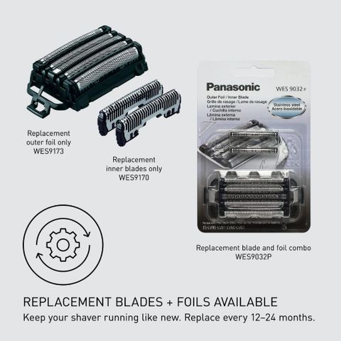Máy Cạo Râu Panasonic ARC5 5 Lưỡi Cao Cấp - Cạo ướt/khô, Động cơ Mạnh Mẽ, Thiết Kế Đen Sang Trọng, Tông Đơ Tích Hợp