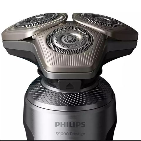 Máy Cạo Râu Điện Philips S9000 Prestige SkinIQ - Gần Gũi, Thoải Mái, Bao Gồm Máy Tỉa Lông Mũi và Đế Sạc Qi