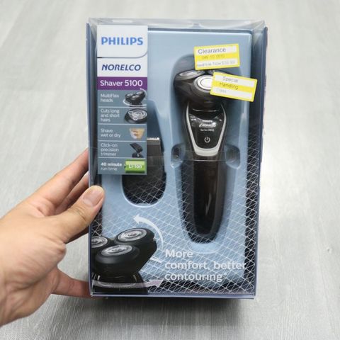 Máy Cạo Râu Philips Norelco S5210 - Công Nghệ MultiPrecision Blade, Sạc Nhanh, Bảo Vệ Da, Sản Xuất Tại Hà Lan, Quà Tặng Nam