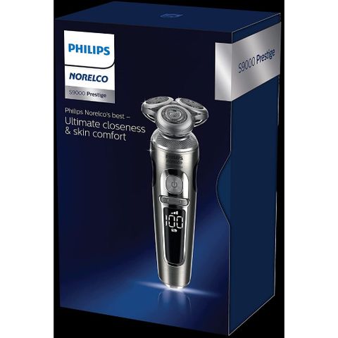 Máy Cạo Râu Philips Norelco S9000 Prestige - Công Nghệ Lưỡi Dao NanoTech, Điều Chỉnh Tự Động 15x, Nhiều Chế Độ Cạo Râu Chính Xác