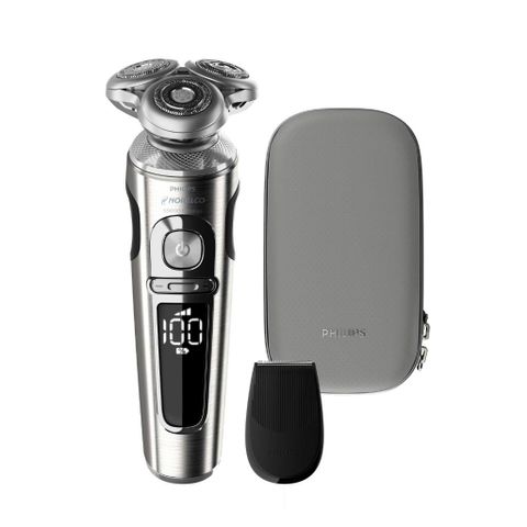 Máy Cạo Râu Philips Norelco S9000 Prestige - Công Nghệ Lưỡi Dao NanoTech, Điều Chỉnh Tự Động 15x, Nhiều Chế Độ Cạo Râu Chính Xác