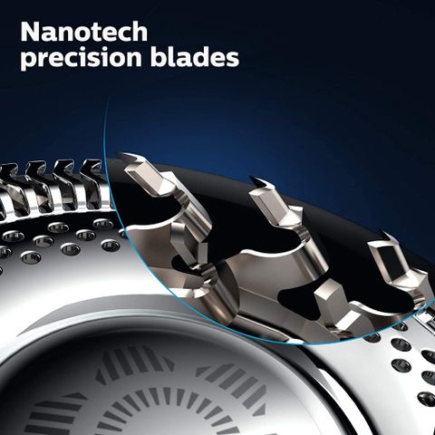 Máy Cạo Râu Philips Norelco S9000 Prestige - Công Nghệ Lưỡi Dao NanoTech, Điều Chỉnh Tự Động 15x, Nhiều Chế Độ Cạo Râu Chính Xác