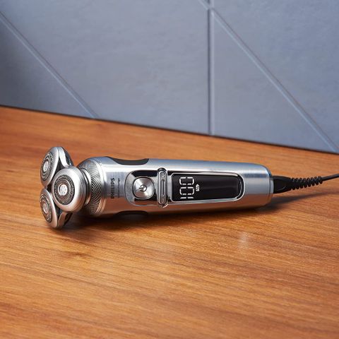 Máy Cạo Râu Philips Norelco S9000 Prestige - Công Nghệ Lưỡi Dao NanoTech, Điều Chỉnh Tự Động 15x, Nhiều Chế Độ Cạo Râu Chính Xác