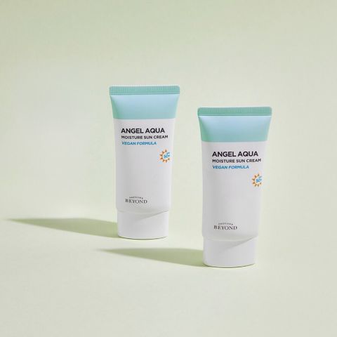 Kem Chống Nắng Dưỡng Ẩm Beyond Angel Aqua Moisture Sun Cream 50ml x2 - Bảo Vệ Da Khỏi Tia UV, Dưỡng Ẩm Chuyên Sâu, An Toàn Cho Da Nhạy Cảm