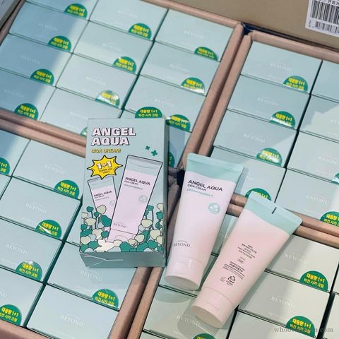 Kem Chống Nắng Dưỡng Ẩm Beyond Angel Aqua Moisture Sun Cream 50ml x2 - Bảo Vệ Da Khỏi Tia UV, Dưỡng Ẩm Chuyên Sâu, An Toàn Cho Da Nhạy Cảm