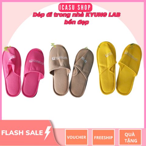 Dép Vải Đi Trong Nhà KYUNG LAB - Phong Cách Hàn Quốc, Siêu Bền, Thoải Mái, Dành Cho Nam Nữ, Đế Cao Su Chống Trượt