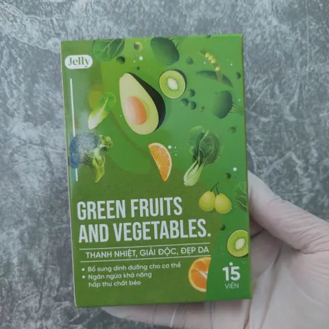 Viên Uống Detox Rau Củ Green Fruits And Vegetables, Cherry  Slimming Care