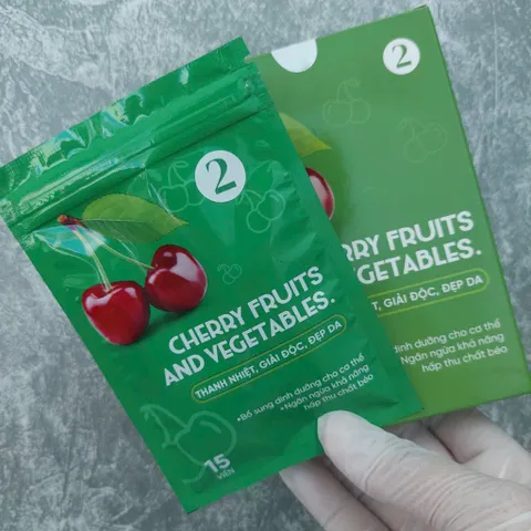 Viên Uống Detox Rau Củ Green Fruits And Vegetables, Cherry  Slimming Care