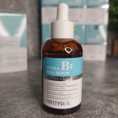 Serum Dưỡng Trắng Da Hydra Max B5 Prettyskin 50ml - Phục Hồi, Cung Cấp Độ Ẩm, Làm Mềm Da, Chăm Sóc Da Mặt Hàn Quốc