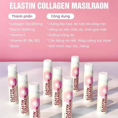 Nước Uống Collagen Masilraon Hỗ Trợ Đẹp Da - 30 Ống 25ml, Chống Lão Hóa, Nâng Cơ, Trắng Da, Xuất Xứ Hàn Quốc