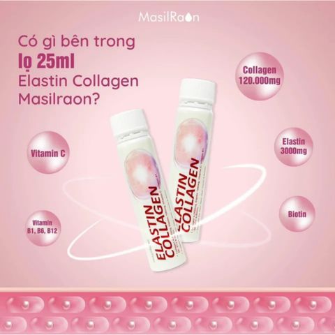 Nước Uống Collagen Masilraon Hỗ Trợ Đẹp Da - 30 Ống 25ml, Chống Lão Hóa, Nâng Cơ, Trắng Da, Xuất Xứ Hàn Quốc