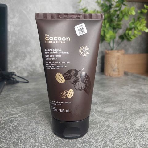 Tẩy Da Chết Mặt Cocoon Cà Phê Đắk Lắk 150ml - Chăm Sóc Da Mặt, Giúp Da Rạng Rỡ, Căng Bóng Với Hạt Cà Phê Thiên Nhiên
